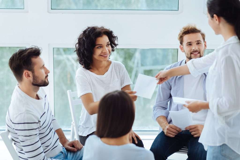 Group meeting at our addiction treatment programs in Utah.