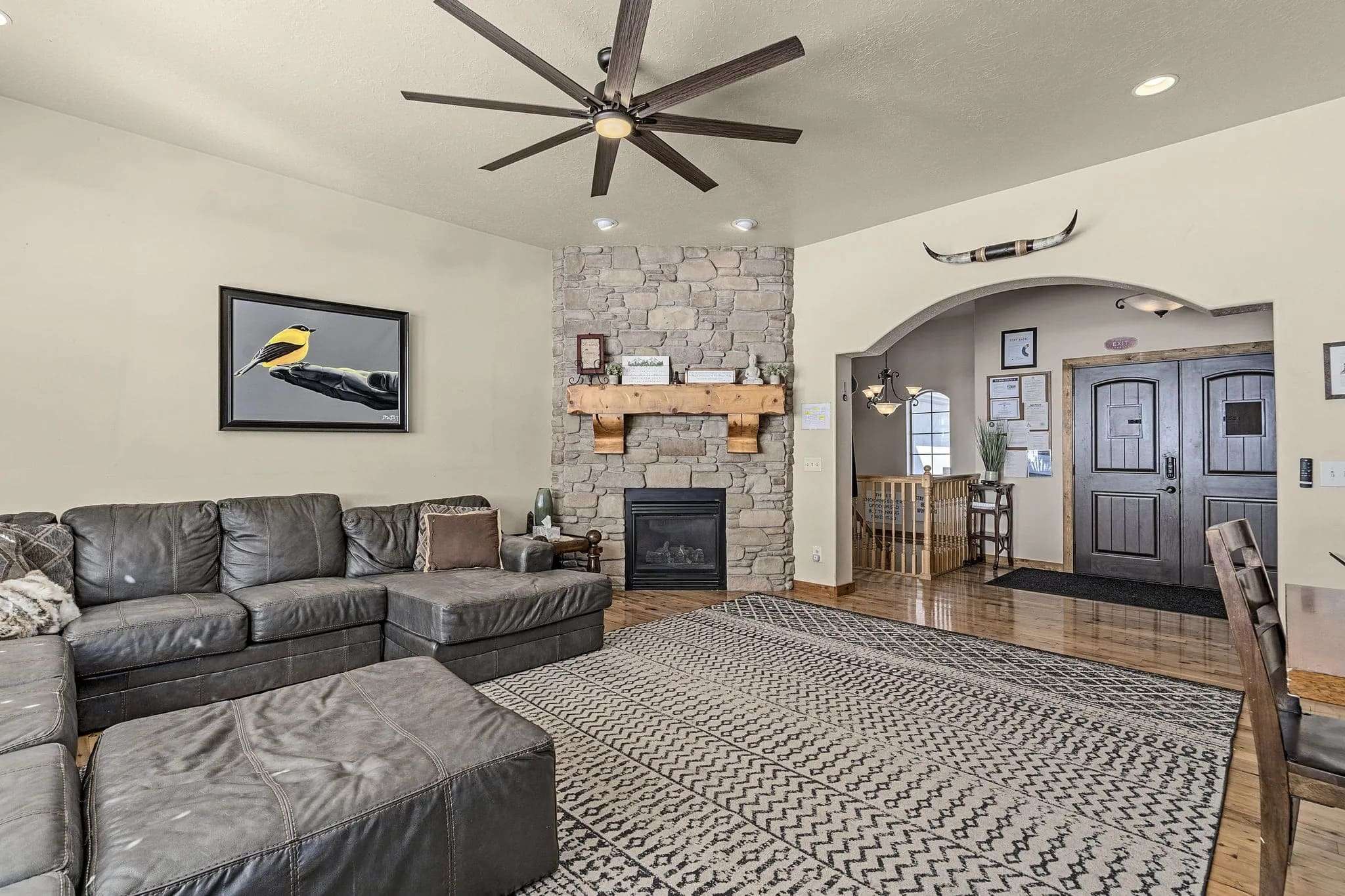 Living room at our detox center in Utah