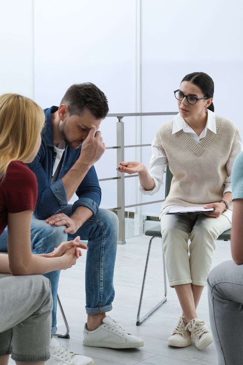 Family therapy during Xanax addiction treatment in Utah.